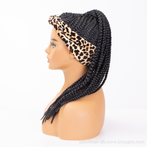 Aishili synthetic headband wigs hair braided wig  for woman